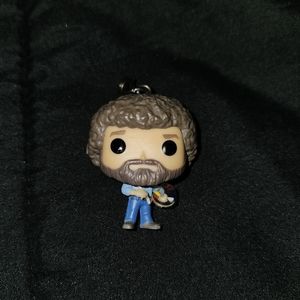 Bob Ross Funko Pop Key Chain